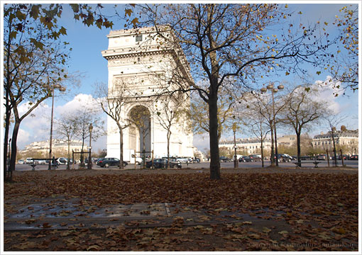 Paris dans la Fin de l'Automne
