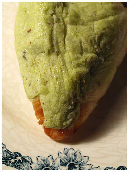 クロワッサン・オ・ザマンド・クリュ・ピスターシュ・オランジェ:Croissant aux Amandes Cru Pistache Oranger