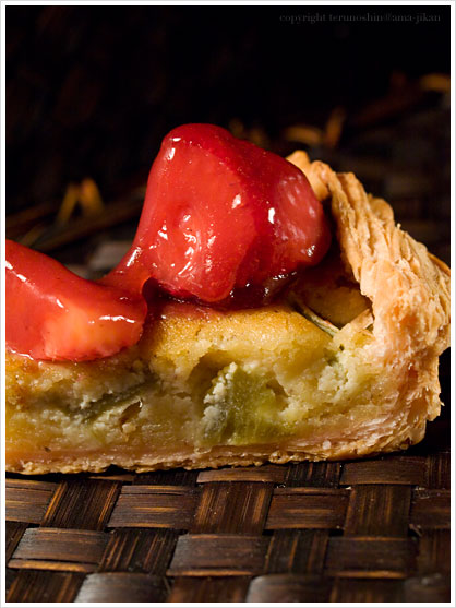 タルト・リュバーブ・フレーズ:Tarte Rhubarbe Fraise
