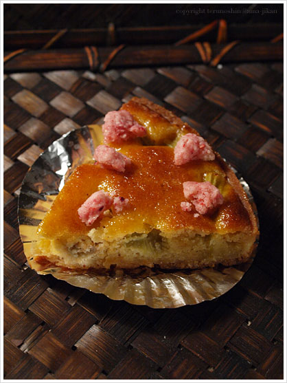 リュバーブのタルト:Tarte Rhubarbe