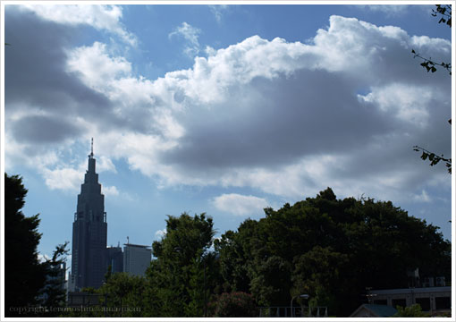 千駄ヶ谷/国立霞ヶ関競技場前の風景