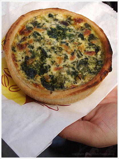 La Cigogne Saint Lazare:Quiche Épinards
