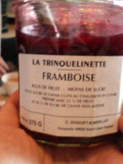 フランボワーズのコンフィチュール:La Trinquelinette/Confitures de Framboise