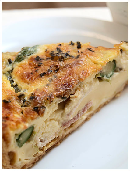 Quiche au Asperge et Bacon